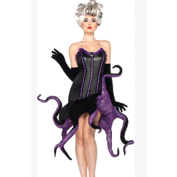Ursula The Sea Witch Halloween Costume Disney The Little Mermaid Leg Avenue L - Picture 1 of 7